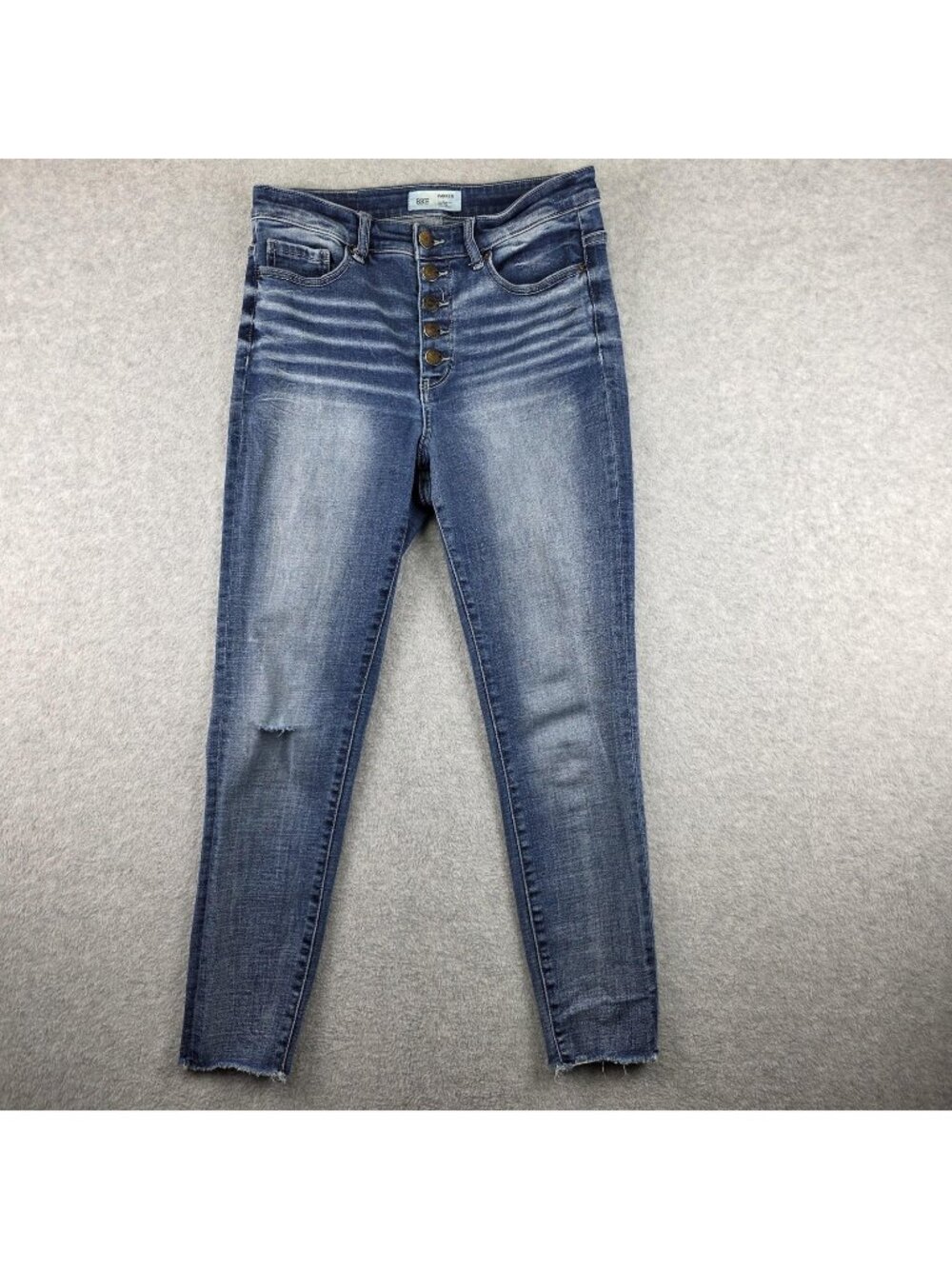 BKE Parker Jeans Womens 27 Blue High Rise Skinny Ankle Stretch Denim